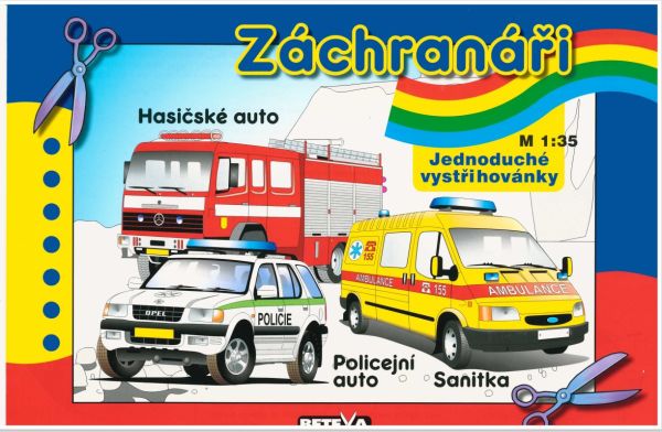 Rettungsdienste: Polizei-/Feuerwehr-/Notarzt-Einsatzfahrzeug 1:35