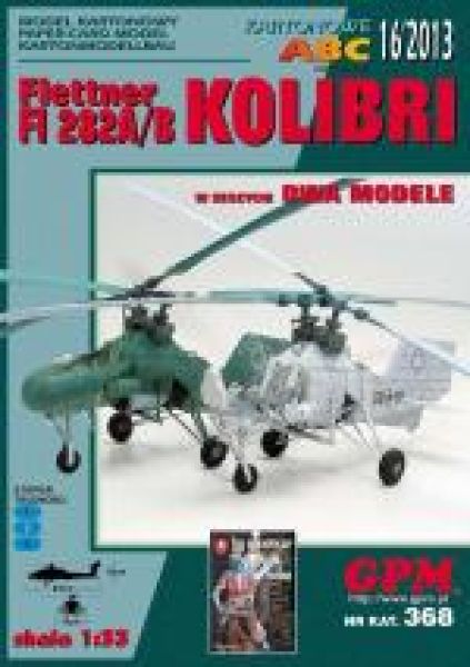 zwei Bord-Hubschrauber Flettner Fl 282A /B-2 V-23 "Kolibri" 1:33