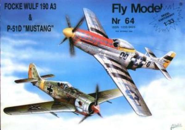 zwei Jäger: Focke Wulf Fw-190 A3 & P-51D Mustang 1:33 übersetzt, ANGEBOT