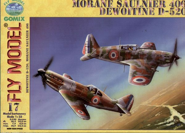zwei Jäger: Morane Saulnier MS 406 & Dewoitine D520 1:33 (3. Ausgabe), ANGEBOT