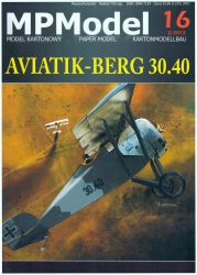 Jagdflugzeug Aviatik-Berg 30.40 (1918) 1:33 deutsche Anleitung