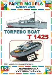sowjetisches Torpedoboot T 1425 (2. Weltkrieg) 1:87 (H0) einfach