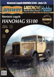 Schwere Zugmaschine Hanomag SS100 (1930er) 1:25 präzise
