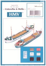 LC-Detailsatz für 2 Küstenmotorschiffe Unterelbe & Welle 1:250 (hmv-Verlag)
