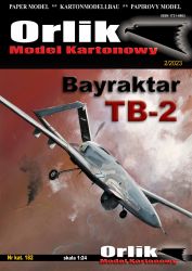 türkische Kampf- und Aufklärungsdrohne (UCAV) Bayraktar TB2 Ukrainian Navy 1:24