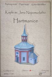 Kapelle des Hl. Johannes von Nepomuk aus Hartmanice / Hartmanitz in Tschechien 1:150