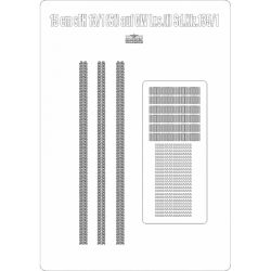 Kettensatz für Artillerieselbstfahrlafette 15 cm sFH 13/1 (Sf) auf Lorraine 37L GW Lr.s.(f) Sd.Kfz. 135/1 1:25 Answer KH 10/21