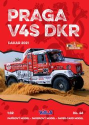 LKW-Rennwagen – Praga V4S DKR "Lady Praga" Dakar-Rally 2021 1:32 präzise