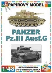Mittelpanzer Pz.Kpfw. III Ausf. G  (Seitennummer 212) 1:48 einfach