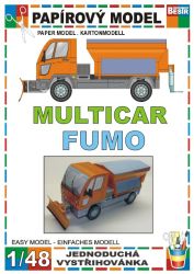 Multicar Fumo Winterdienst mit Schneeschild und Salzstreuer 1:48 einfach