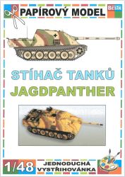 Sd. Kfz. 173 Jagdpanther in Tarnbemalung 1:48 einfach