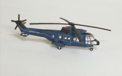 Hubschrauber Super Puma der Bundespolizei  für Küstenwachschiff POTSDAM BP81