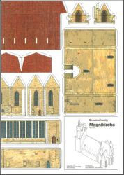 Braunschweig Magnikirche (St. Magni)  1:175 selten