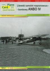 litauisches Aufklärungs- und Bombenflugzeug ANBO-IV L (Europa-Rundreise 1934) 1:33 präzise