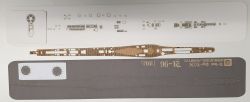 gravierter Holz-Decksatz für U-Boot U-96 des Typs VII C 1:200 (Hobby Model Nr.60)