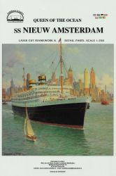 LC-Spanten-/Detailsatz für ss Nieuw Amsterdam (1938 – 1974) 1:250 (Scaldis)