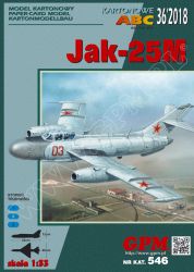 2 Modelle Allwetter-Abfangjagdflugzeuges Jakowlew Jak-25M Flashlight 1:33