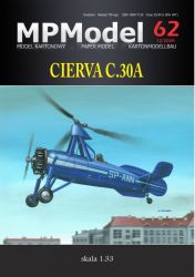 spanisches Windmühlenflugzeug (= Tragschrauber = Autogiro) Cierva C.30A 1:33