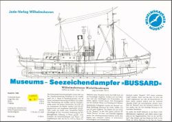 Museums-Seezeichendampfer Bussard (1906) 1:250 Wasserlinienmodell
