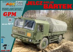 Militär-Allrad-Lastkraftwagen Jelcz 442.32 „Bartek“ 4x4 1:25 präzise