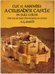 Kreuzfahrerburg Krak des Chevaliers in Syrien im Bauzustand aus dem 13. Jh.