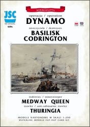 Operation Dynamo 4. Juni 1940: HMS Basilisk, Codrington, Medway Queen, Thuringia 1:250 inkl. Spantensatz