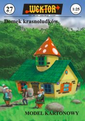 domek Krasnoludkow / Haus der Zwerge 1:25 Kindermodell, dekorativ