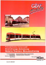 Einrichtungs-Gelenkzug Solaris Tramino Braunschweig, 1:87