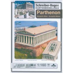 griechischer Tempel Parthenon Athen, 1:160 deutsche Anleitung