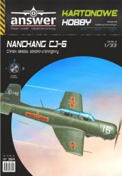 chinesisches Schulflugzeug Nanchang CJ-6 (1960er) 1:33 präzise und mit vielen Bauvarianten