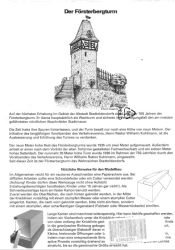 Försterbergturm, das Wahrzeichen der Stadt Stadtoldendorf, Landkreis Holzminden 1:160 (Spur N)