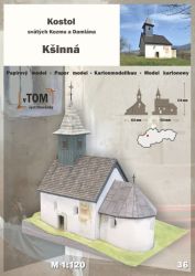 Kirche hl. Cosmas und Damian aus Ksinna / Slowakei