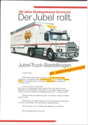 Scania-Sattelzug 143H „Jubel-Truck“ (150 Jahre Stadtsparkasse Dortmund) 1:60