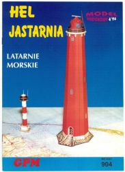 zwei Ostsee-Leuchttürme: Hela / Hel und Heisternest / Jastarnia 1:150 Originalausgabe
