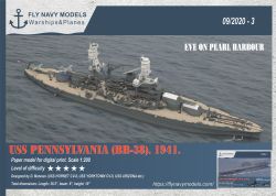 Schlachtschiff USS Pennsylvania BB-38 (Pearl Harbour Angriffs 1941) 1:200 extrem³
