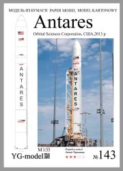 US-amerikanische Trägerrakete Antares der Orbital Scientes Corporation (2013) 1:33 inkl. Spantensatz