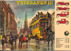 Veteranen III (acht Oldtimer) 1:50 und 1:25 DDR-Junge Welt / Kranich - Verlag, Original, selten