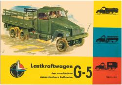 IFA G-5 (Mannschafts-, Tank- oder Werkstattwagen) der DDR-Volksarmee 1:25 Originalausgabe 1963, selten