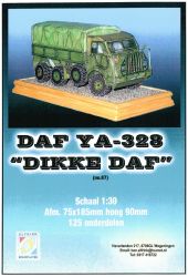 mittelschwerer militärischer Lkw DAF YA-328 „Dikke DAF“ der Niederländischen Streitkräfte 1:30