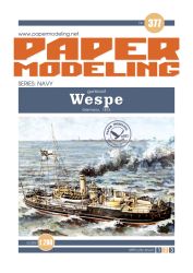 Panzerkanonenboot Wespe aus dem Jahr 1876 1:200 extrempräzise², deutsche Bauanleitung