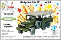 Geländewagen DODGE WC-62 oder optional WC-63 1:18