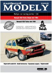 Dual Combo: 2 Modelle Renault R20 Turbo Diesel 4x4 und Renault R20 Turbo 4x4 Rallye Paris-Dakar (1981 und 1984) 1:24