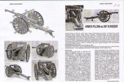 75mm-Feldkanone Schneider 1897 (Version auf Stahlräder) 1:25 ANGEBOT