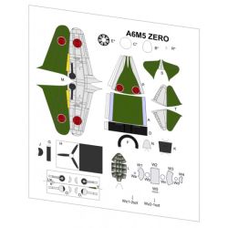 A6M5 Zero - Zurüstflugzeug für japanische Träger 2. WK (z.B. IJN Zuiho) 1:200