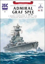 Admiral Graf Spee & Marinefährprahm AF 85 1:400 inkl. LC-Rumpfskelett