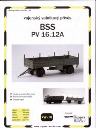 Anhänger BSS PV 16.12A Tschechischer Armee 1:32 ANGEBOT