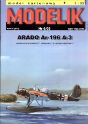 Aufklärungs-Wasserflugzeug Arado Ar-196 A-3 1:33 Offsetdruck