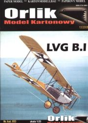 Aufklärungsflugzeug LVG B.I  (1.Weltkrieg)  1:33