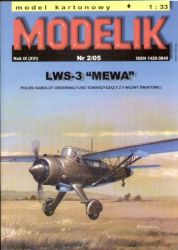 Aufklärungsflugzeug LWS-3 Mewa (1939) 1:33 Offsetdruck, ANGEBOT