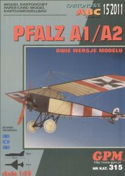 Beobachtungsflugzeug Pfalz A.I oder Jäger Pfalz A.II 1:33